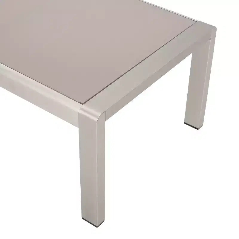 Ensemble de salon d’extérieur Eleanor de Christopher Knight Home en aluminium, 8 places, avec coussins, kaki/argent