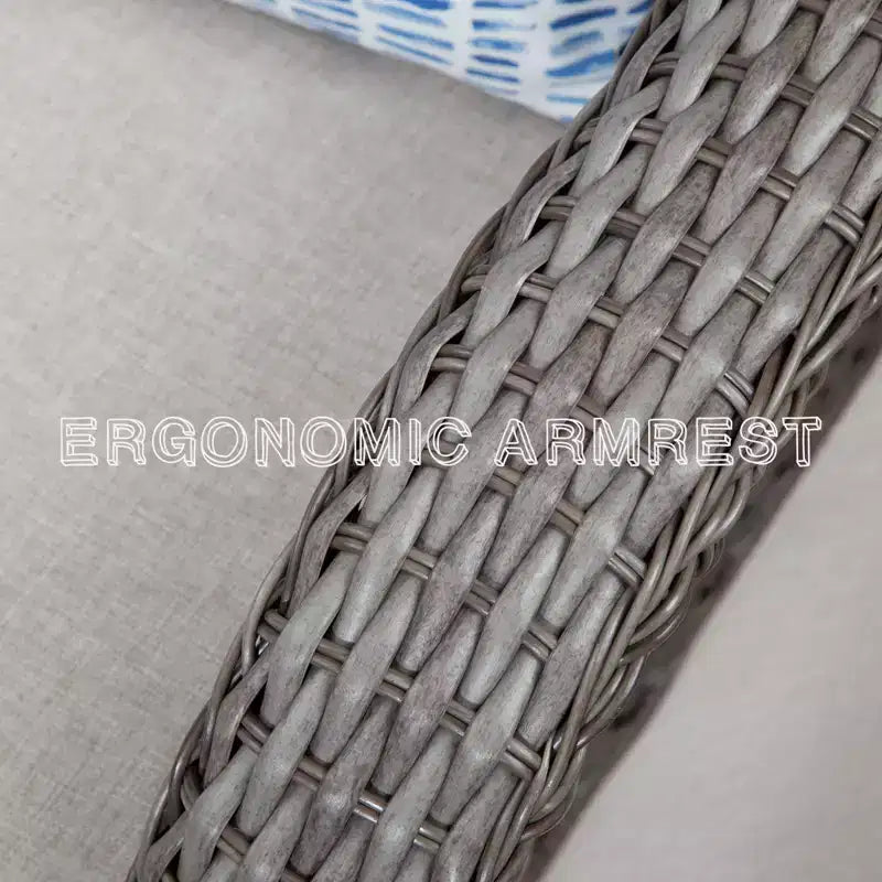 Ensemble de salon d’extérieur 2 personnes UPTIOT avec coussins