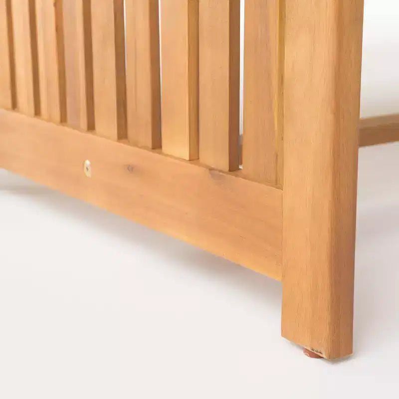 Ensemble de conversation Navan 4 places d’extérieur en bois d’acacia Christopher Knight Home avec coussin résistant à l’eau