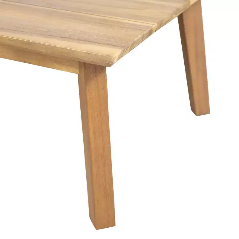Conjunto de conversación para patio Christopher Knight Home Burchett de 2 piezas, de madera de acacia y mimbre, con cojines