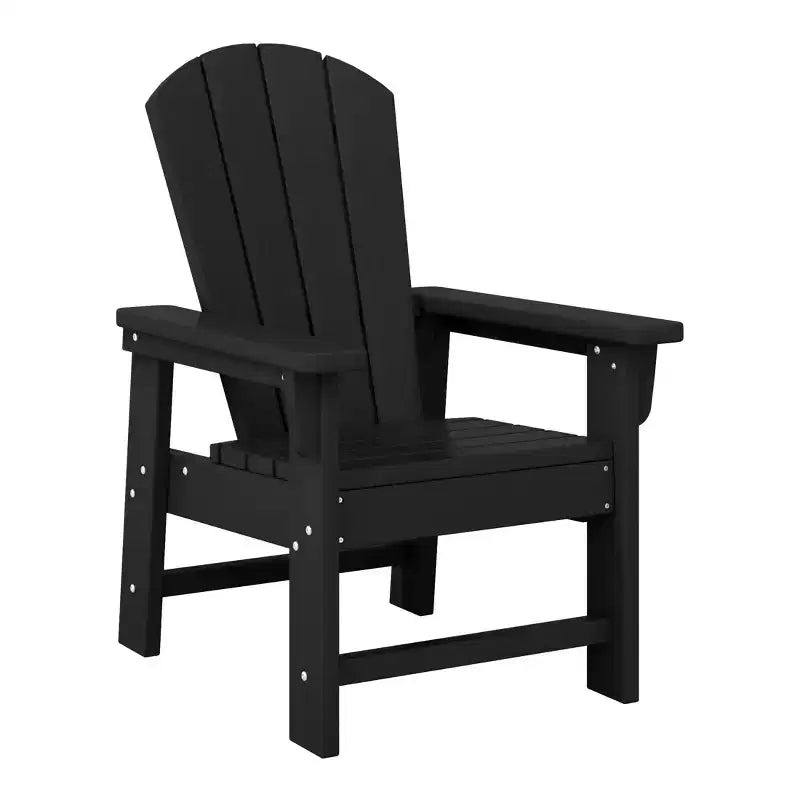 Conjunto de mesa de comedor cuadrada y sillas de 5 piezas para patio exterior infantil Malibu de HDPE de WestinTrends