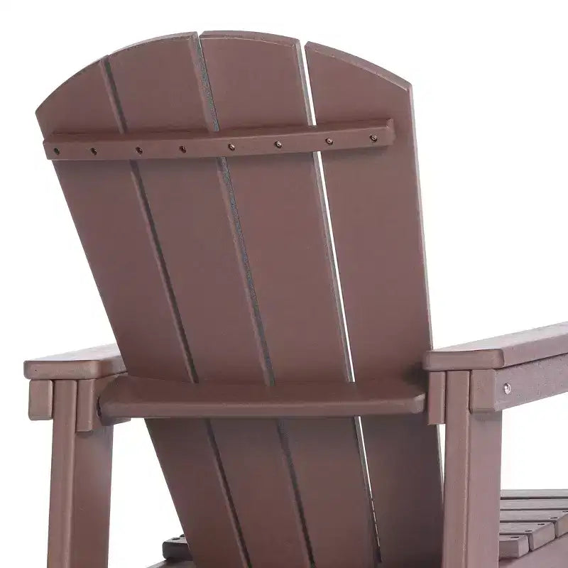 Conjunto de mesa de comedor cuadrada y sillas de 5 piezas para patio exterior infantil Malibu de HDPE de WestinTrends
