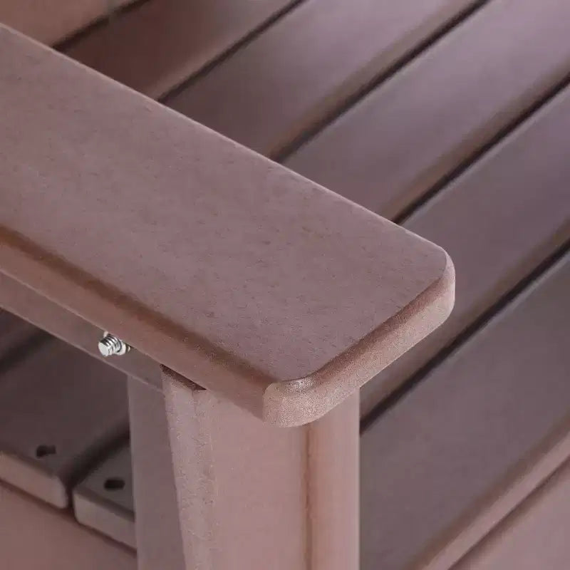 Conjunto de mesa de comedor cuadrada y sillas de 5 piezas para patio exterior infantil Malibu de HDPE de WestinTrends