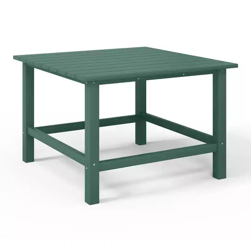 Conjunto de mesa de comedor cuadrada y sillas de 5 piezas para patio exterior infantil Malibu de HDPE de WestinTrends