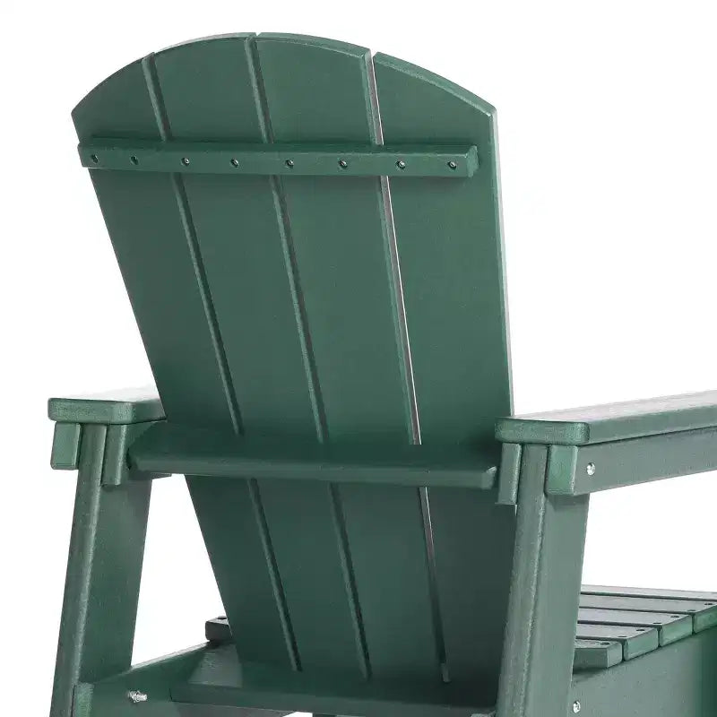 Conjunto de mesa de comedor cuadrada y sillas de 5 piezas para patio exterior infantil Malibu de HDPE de WestinTrends