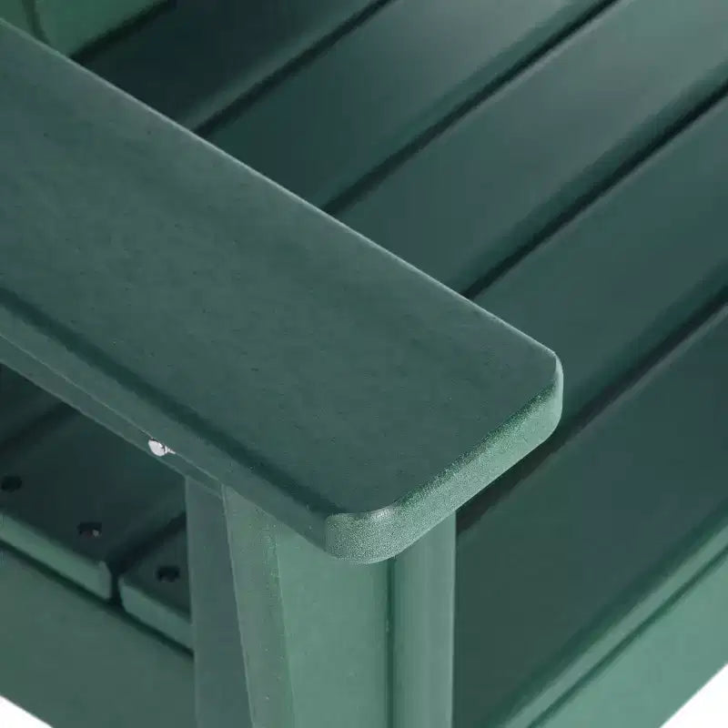 Conjunto de mesa de comedor cuadrada y sillas de 5 piezas para patio exterior infantil Malibu de HDPE de WestinTrends