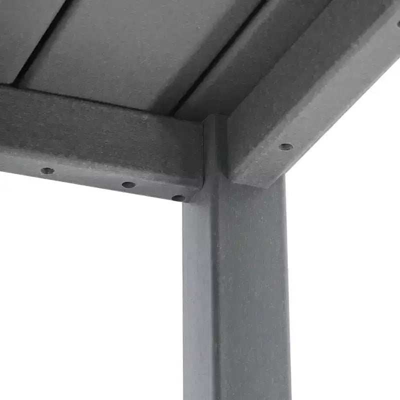 Conjunto de mesa de comedor cuadrada y sillas de 5 piezas para patio exterior infantil Malibu de HDPE de WestinTrends