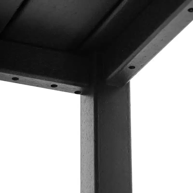Conjunto de mesa de comedor cuadrada y sillas de 5 piezas para patio exterior infantil Malibu de HDPE de WestinTrends