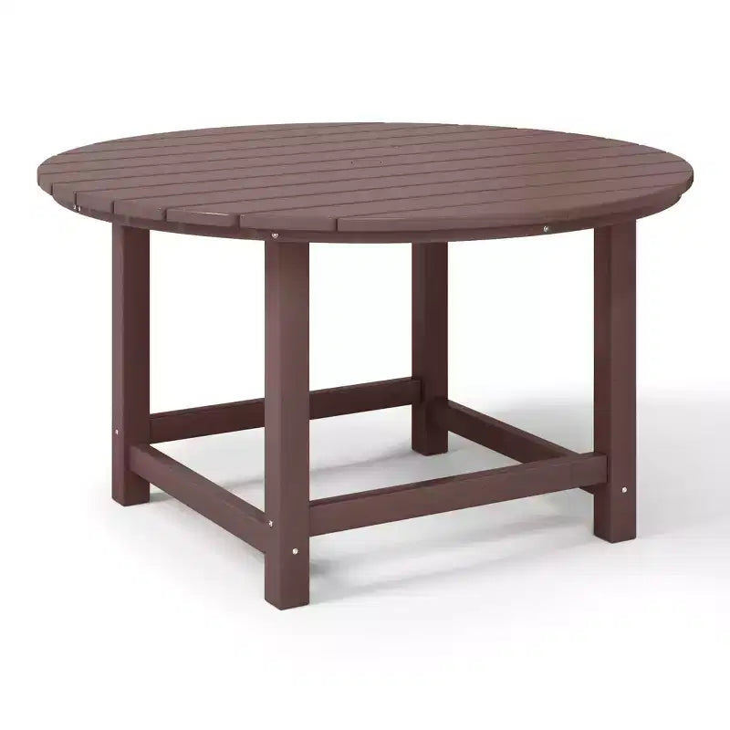 Ensemble de salle à manger rond WestinTrends Malibu pour enfants, 5 pièces, en HDPE, pour terrasse extérieure, avec chaises