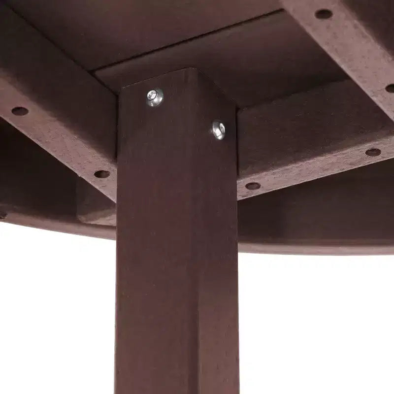 Ensemble de salle à manger rond WestinTrends Malibu pour enfants, 5 pièces, en HDPE, pour terrasse extérieure, avec chaises