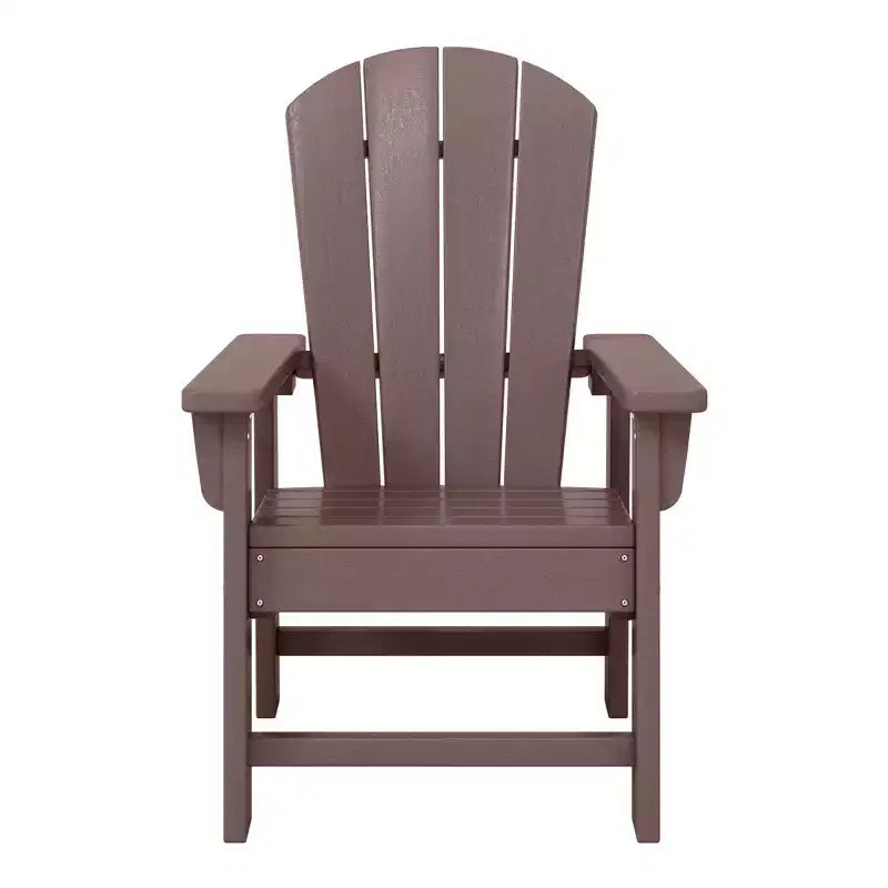 Ensemble de salle à manger rond WestinTrends Malibu pour enfants, 5 pièces, en HDPE, pour terrasse extérieure, avec chaises