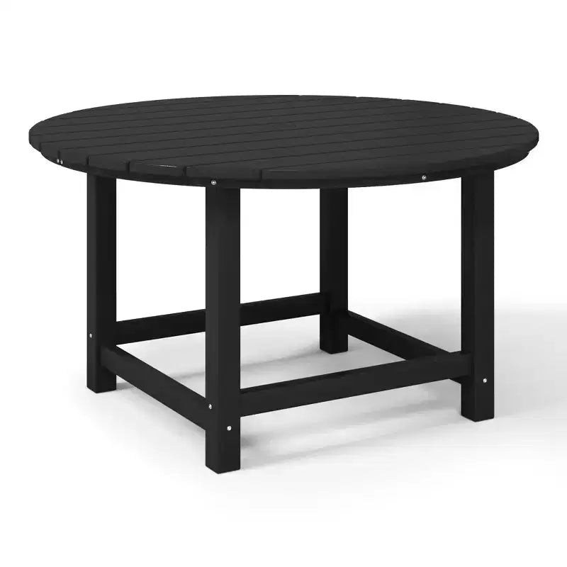 Ensemble de salle à manger rond WestinTrends Malibu pour enfants, 5 pièces, en HDPE, pour terrasse extérieure, avec chaises