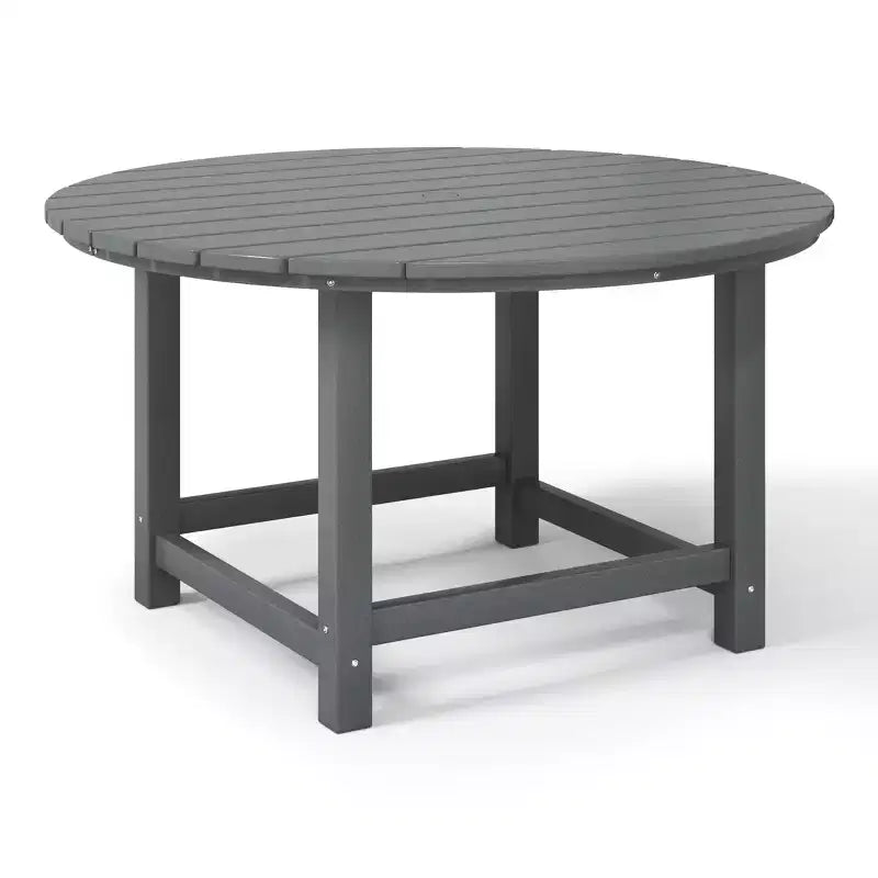 Ensemble de salle à manger rond WestinTrends Malibu pour enfants, 5 pièces, en HDPE, pour terrasse extérieure, avec chaises