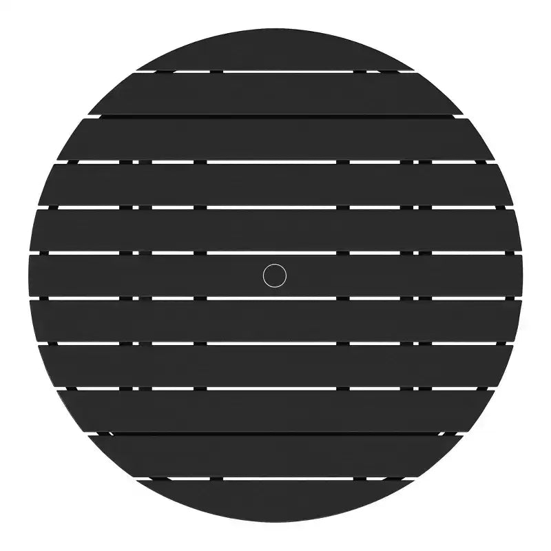 Ensemble de salle à manger rond WestinTrends Malibu pour enfants, 5 pièces, en HDPE, pour terrasse extérieure, avec chaises