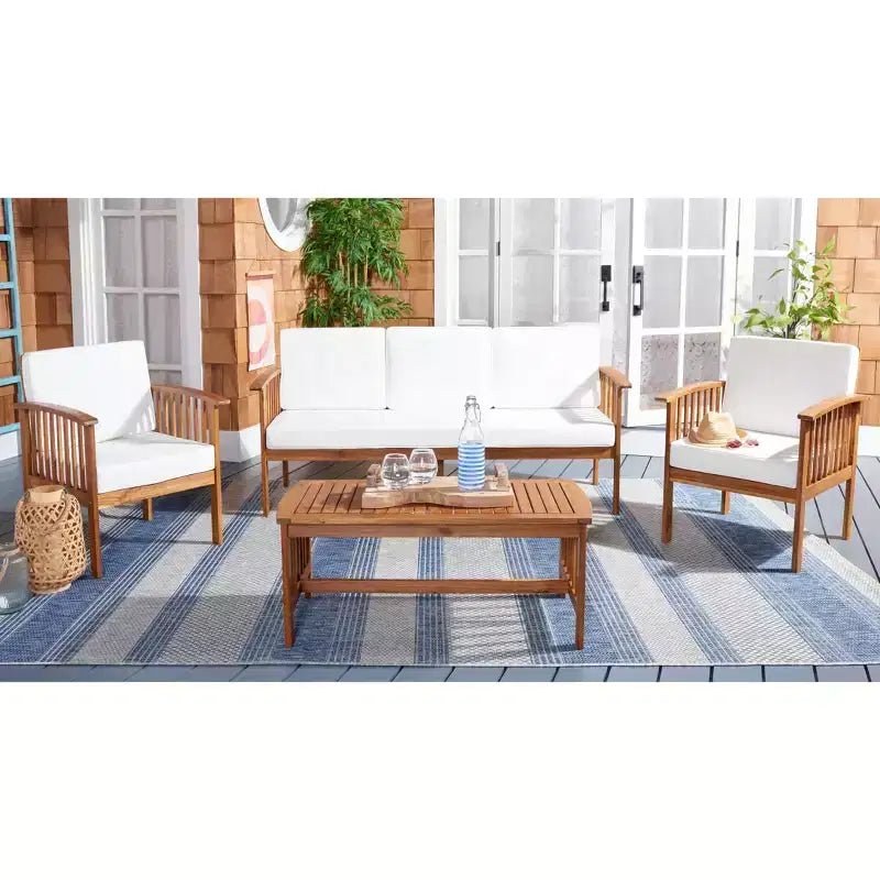 Juego de sala de 4 piezas Finnick - Interior/exterior - PAT7313 - Safavieh