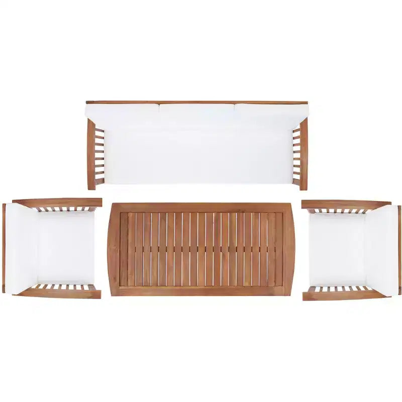 Juego de sala de 4 piezas Finnick - Interior/exterior - PAT7313 - Safavieh