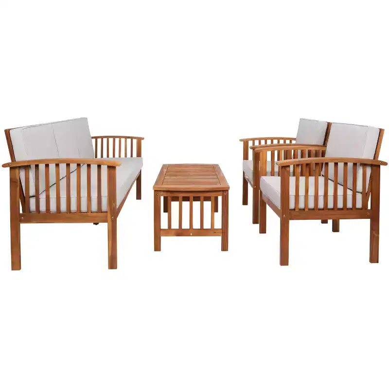 Juego de sala de 4 piezas Finnick - Interior/exterior - PAT7313 - Safavieh