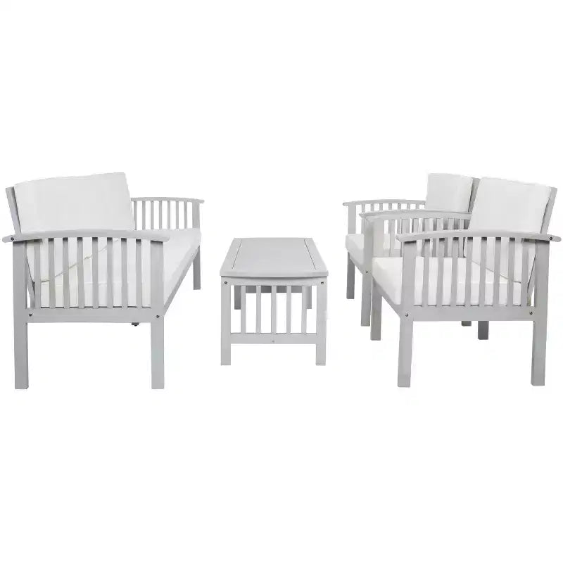 Juego de sala de 4 piezas Finnick - Interior/exterior - PAT7313 - Safavieh