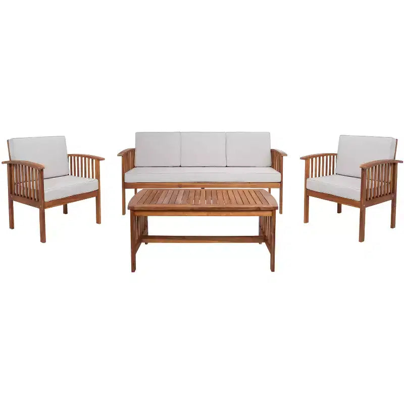 Juego de sala de 4 piezas Finnick - Interior/exterior - PAT7313 - Safavieh
