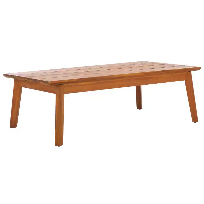 Juego de patio Amanda con banco y mesa - Interior/exterior - PAT7090 - Natural/Topo - Safavieh