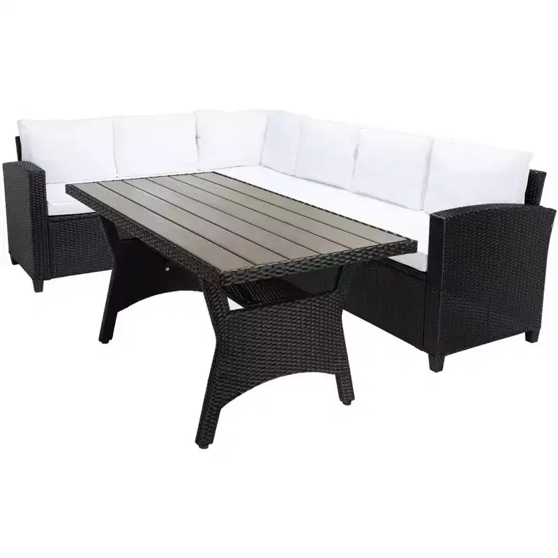 Jovita conjunto de asientos esquineros de 3 piezas - interior/exterior - PAT7707 - Safavieh