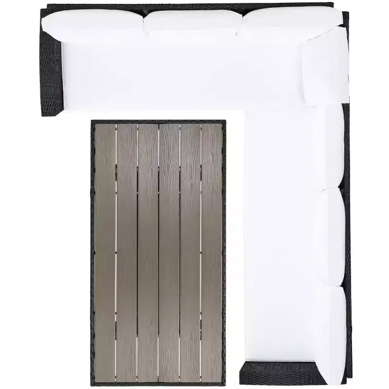 Jovita conjunto de asientos esquineros de 3 piezas - interior/exterior - PAT7707 - Safavieh