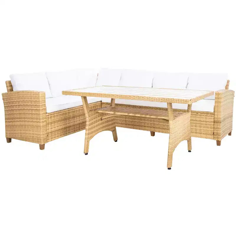 Jovita conjunto de asientos esquineros de 3 piezas - interior/exterior - PAT7707 - Safavieh