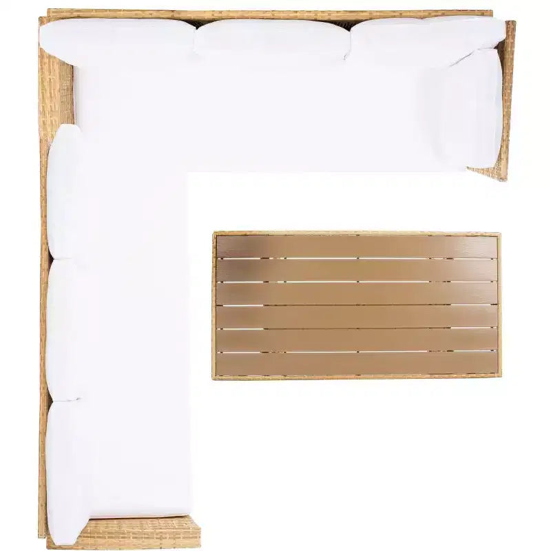 Jovita conjunto de asientos esquineros de 3 piezas - interior/exterior - PAT7707 - Safavieh