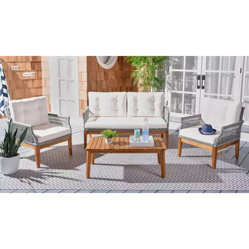 Winslo conjunto de sala de 4 piezas - interior/exterior - PAT7075 - Safavieh