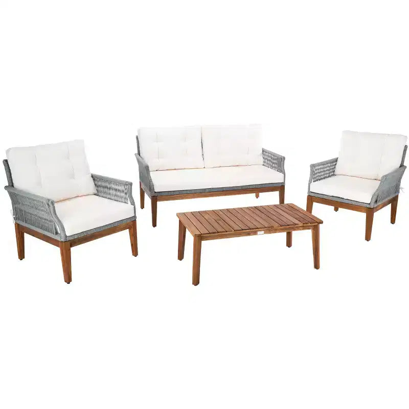 Winslo conjunto de sala de 4 piezas - interior/exterior - PAT7075 - Safavieh
