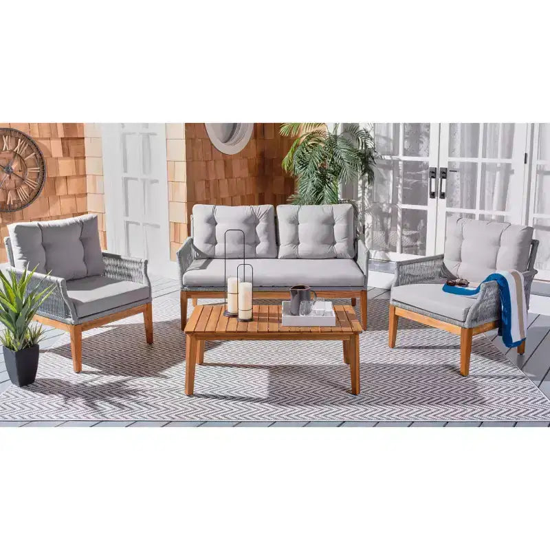 Winslo conjunto de sala de 4 piezas - interior/exterior - PAT7075 - Safavieh