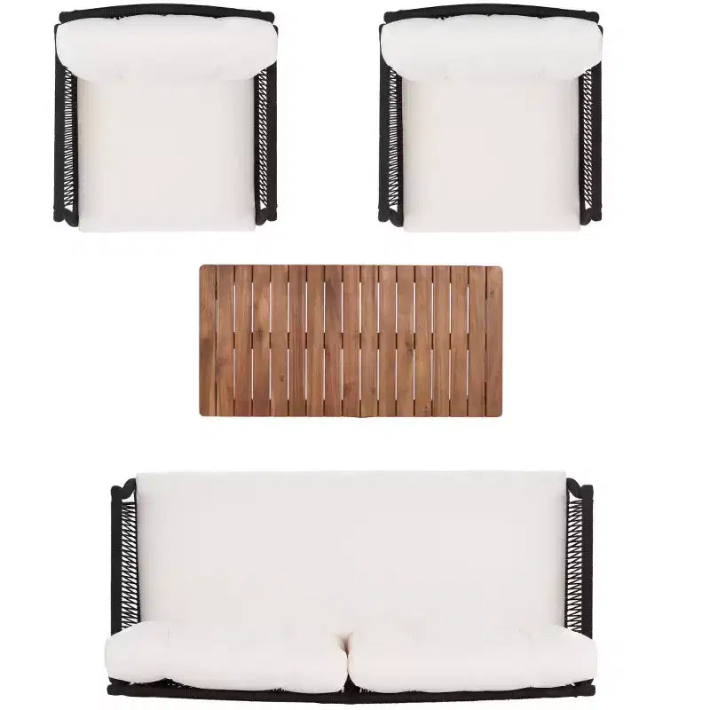 Winslo conjunto de sala de 4 piezas - interior/exterior - PAT7075 - Safavieh