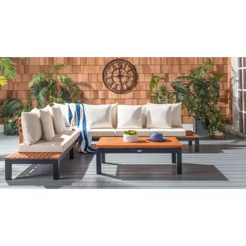 Juego de sala de 3 piezas Fristal - Interior/exterior - PAT7056 - Safavieh