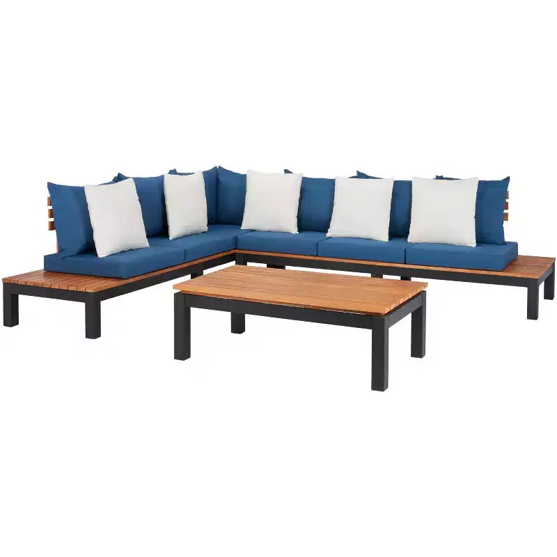Juego de sala de 3 piezas Fristal - Interior/exterior - PAT7056 - Safavieh