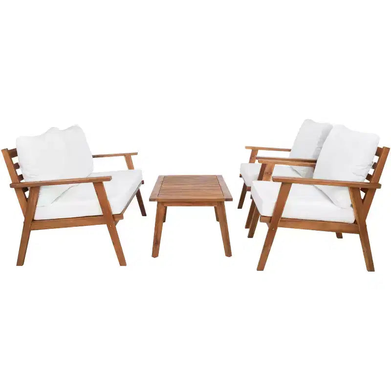 Conjunto de sala de 4 piezas Castalia - Interior/exterior - PAT7305 - Safavieh