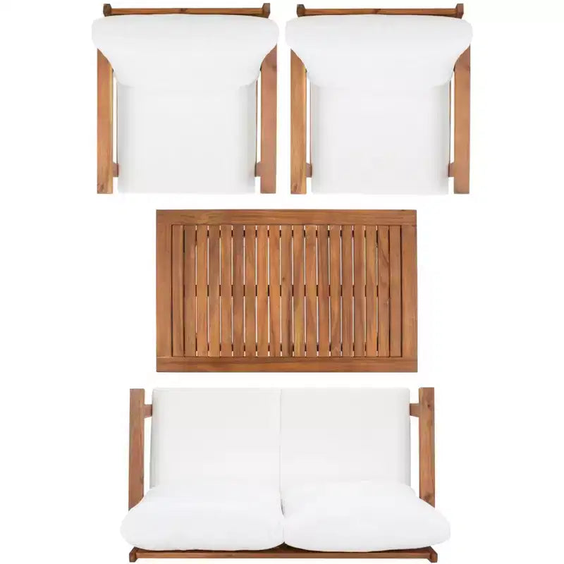 Conjunto de sala de 4 piezas Castalia - Interior/exterior - PAT7305 - Safavieh