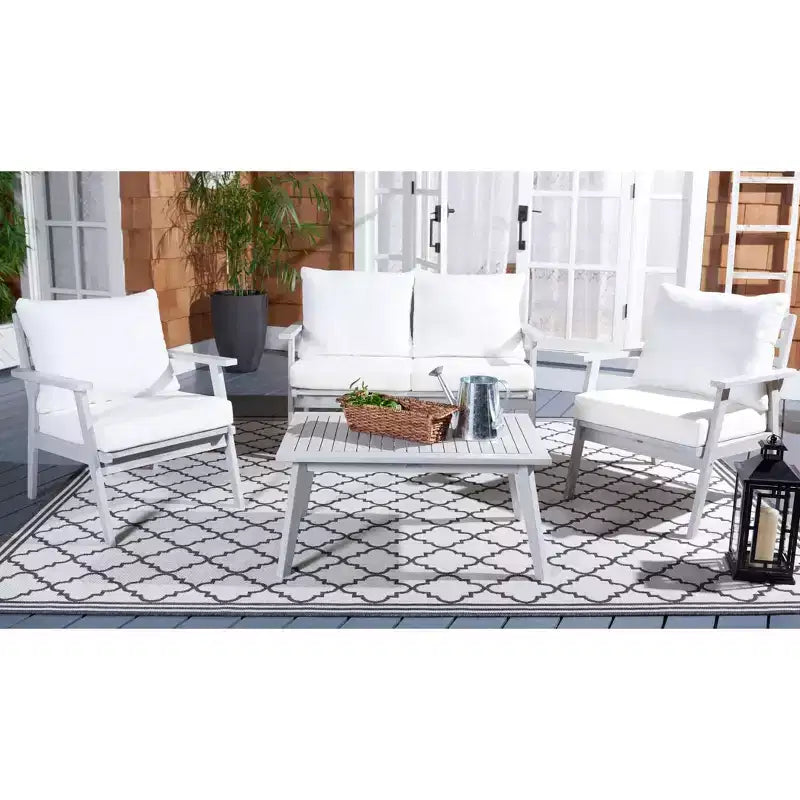 Conjunto de sala de 4 piezas Castalia - Interior/exterior - PAT7305 - Safavieh