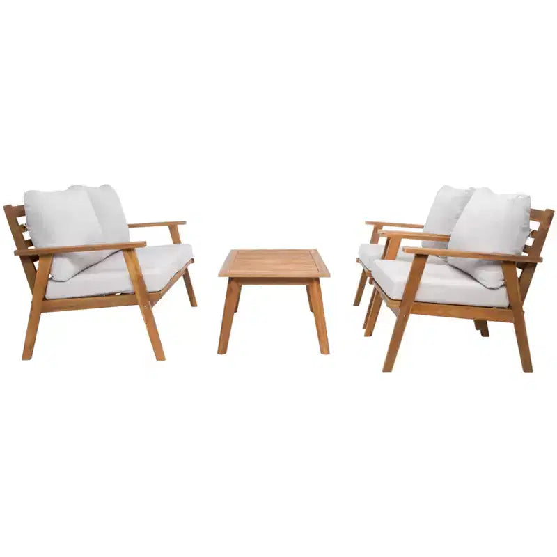 Conjunto de sala de 4 piezas Castalia - Interior/exterior - PAT7305 - Safavieh