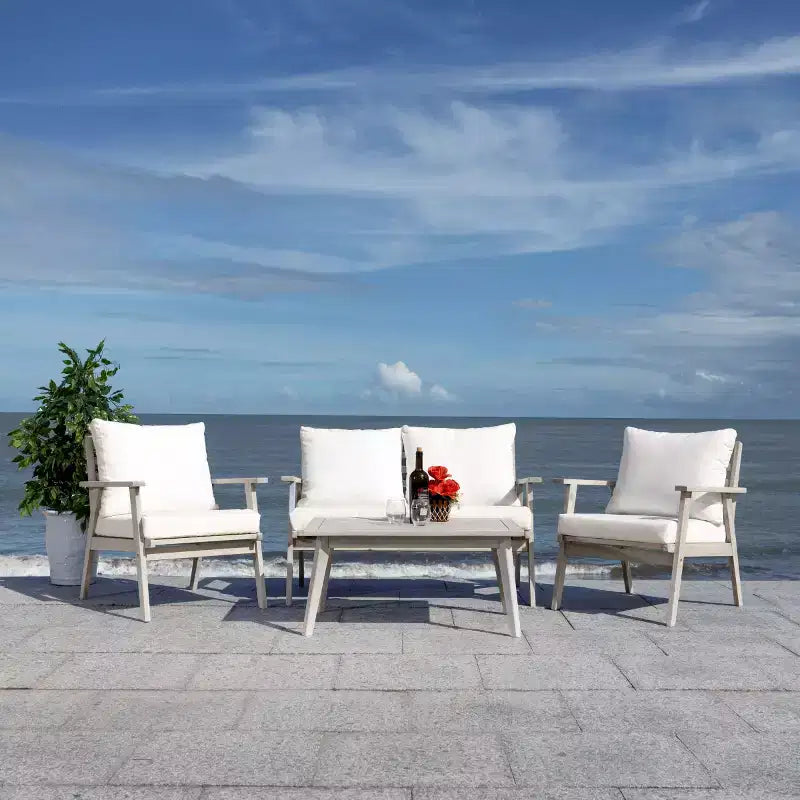 Conjunto de sala de 4 piezas Castalia - Interior/exterior - PAT7305 - Safavieh