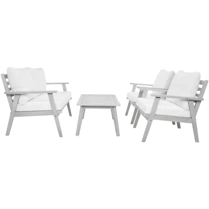 Conjunto de sala de 4 piezas Castalia - Interior/exterior - PAT7305 - Safavieh