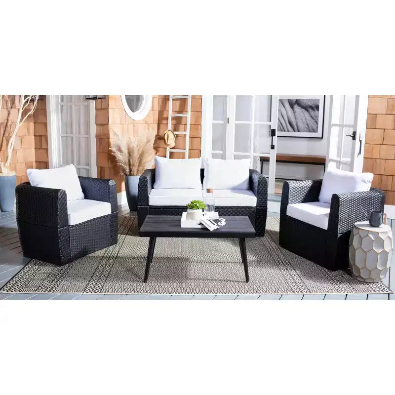 Juego de sala de 4 piezas Tarien - interior/exterior - PAT7524 - Safavieh