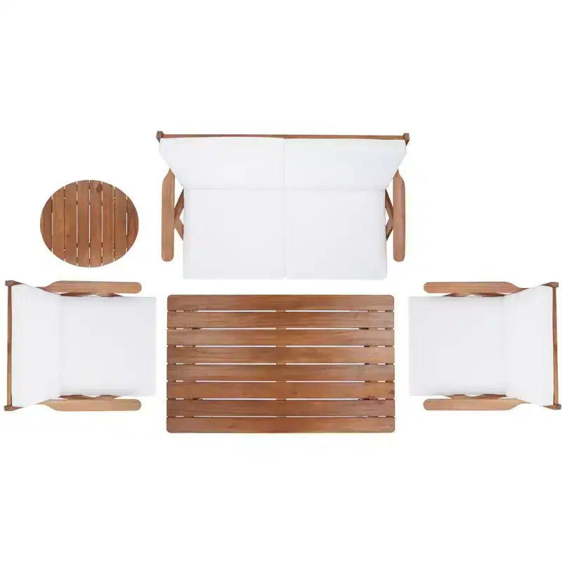 Conjunto de sala de 5 piezas Dryad - para interior/exterior - PAT7306 - Safavieh