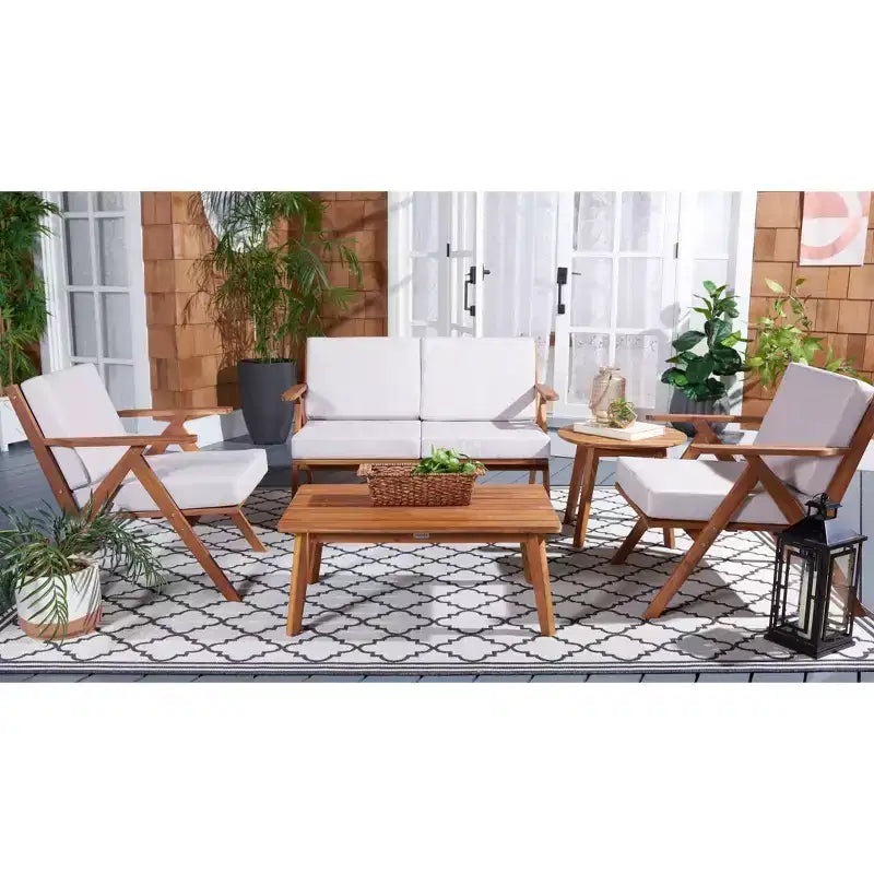 Conjunto de sala de 5 piezas Dryad - para interior/exterior - PAT7306 - Safavieh