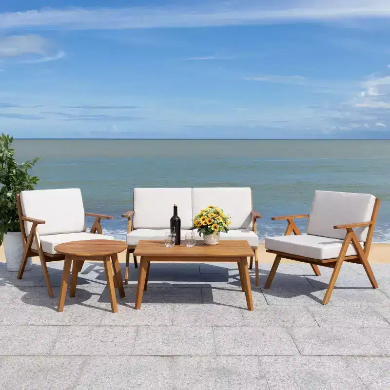 Conjunto de sala de 5 piezas Dryad - para interior/exterior - PAT7306 - Safavieh