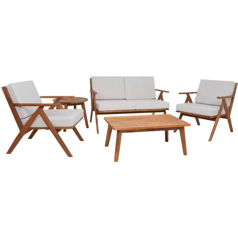 Conjunto de sala de 5 piezas Dryad - para interior/exterior - PAT7306 - Safavieh