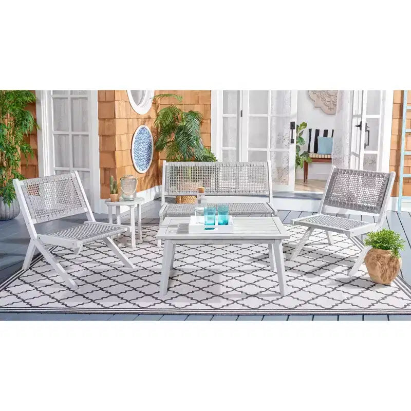 Conjunto de sala de 5 piezas Kobina - Interior/exterior - PAT7314 - Safavieh