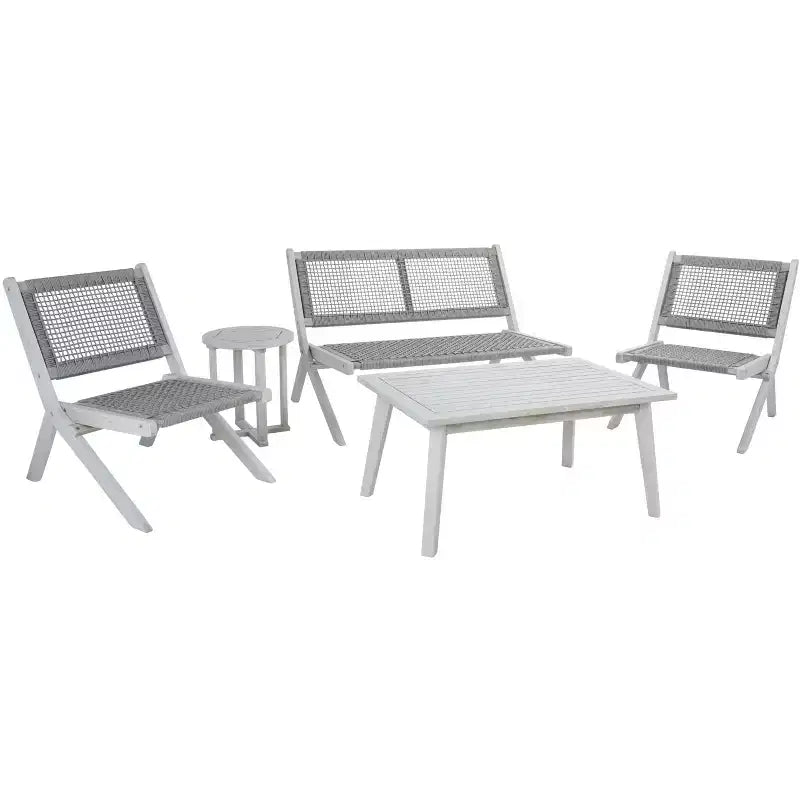 Conjunto de sala de 5 piezas Kobina - Interior/exterior - PAT7314 - Safavieh