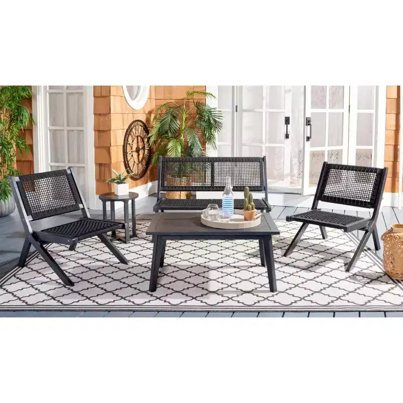 Conjunto de sala de 5 piezas Kobina - Interior/exterior - PAT7314 - Safavieh