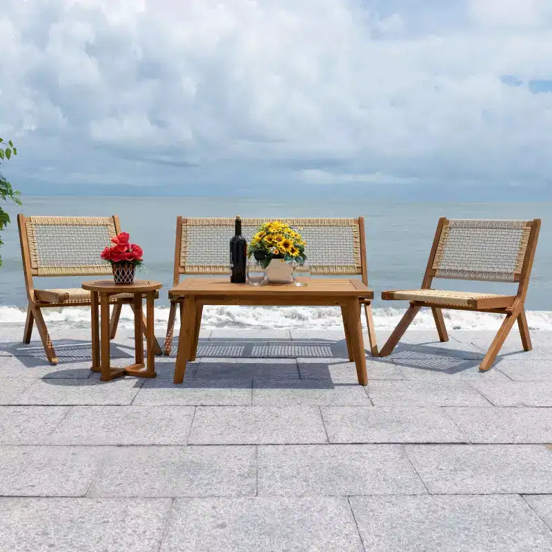 Conjunto de sala de 5 piezas Kobina - Interior/exterior - PAT7314 - Safavieh