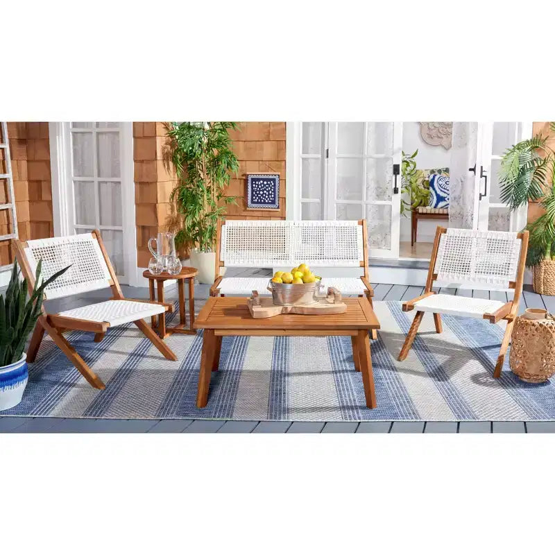 Conjunto de sala de 5 piezas Kobina - Interior/exterior - PAT7314 - Safavieh